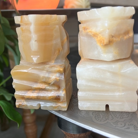Miniature Onyx Aztec Bookends - Picture 5 of 9
